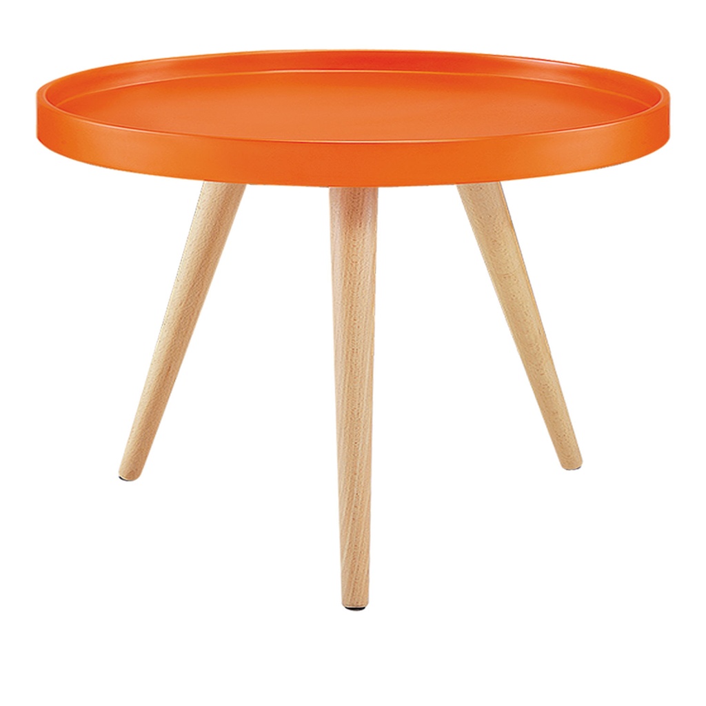 Mesa lateral Corinto naranjo