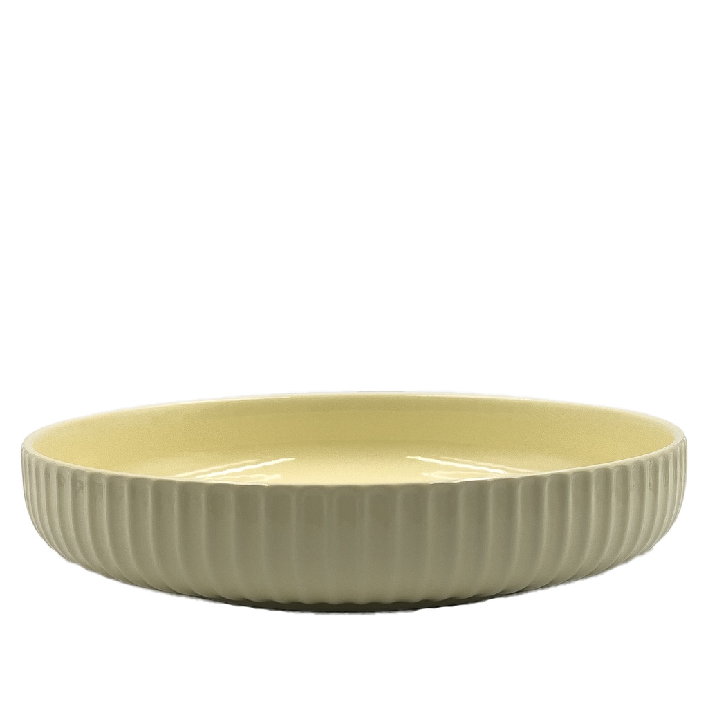 Plato hondo Comacchio blanco 20cm