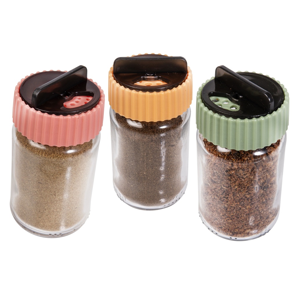 Especiero vidrio con dosificador 105ml 