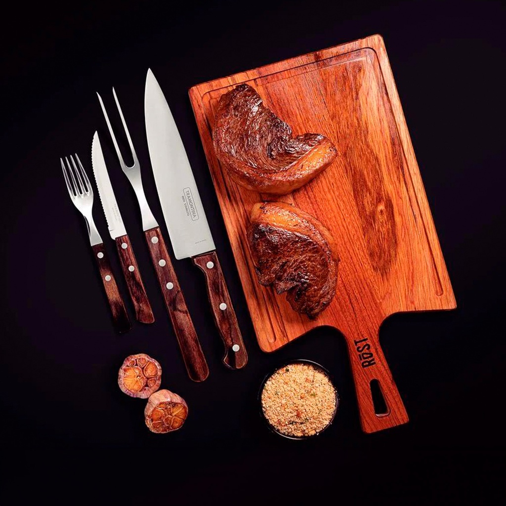 Juego para asado 14 pzas