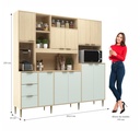 Cocina compacta Fernanda menta