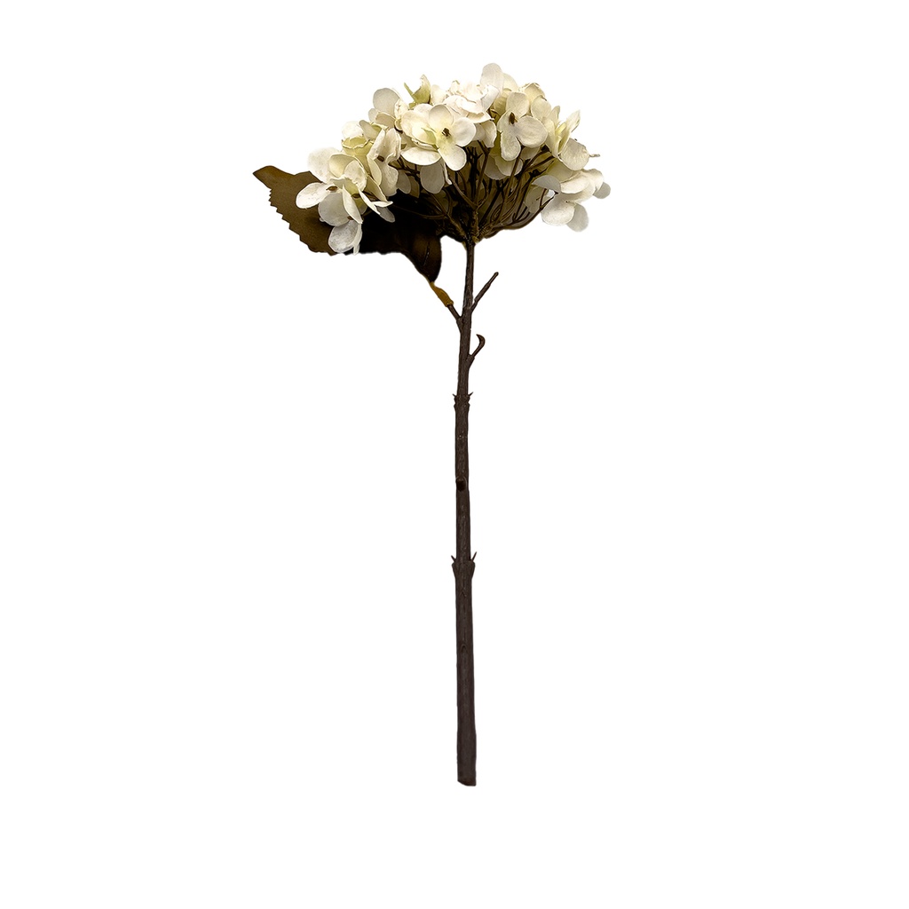 Hortensia artificial blanco 33cm