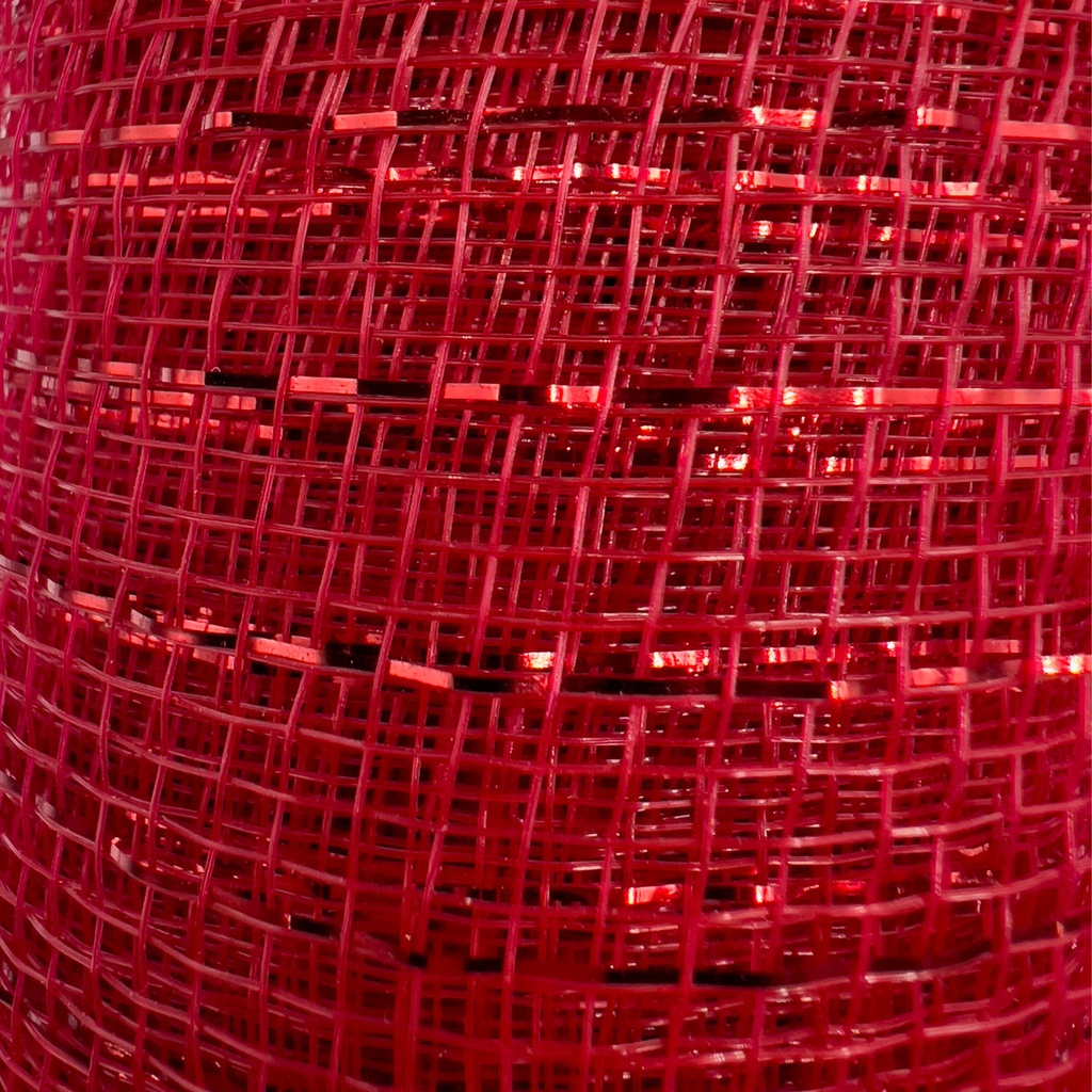 Malla Navidad roja 52x915cm