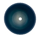 Macetero ranurado petróleo 14cm