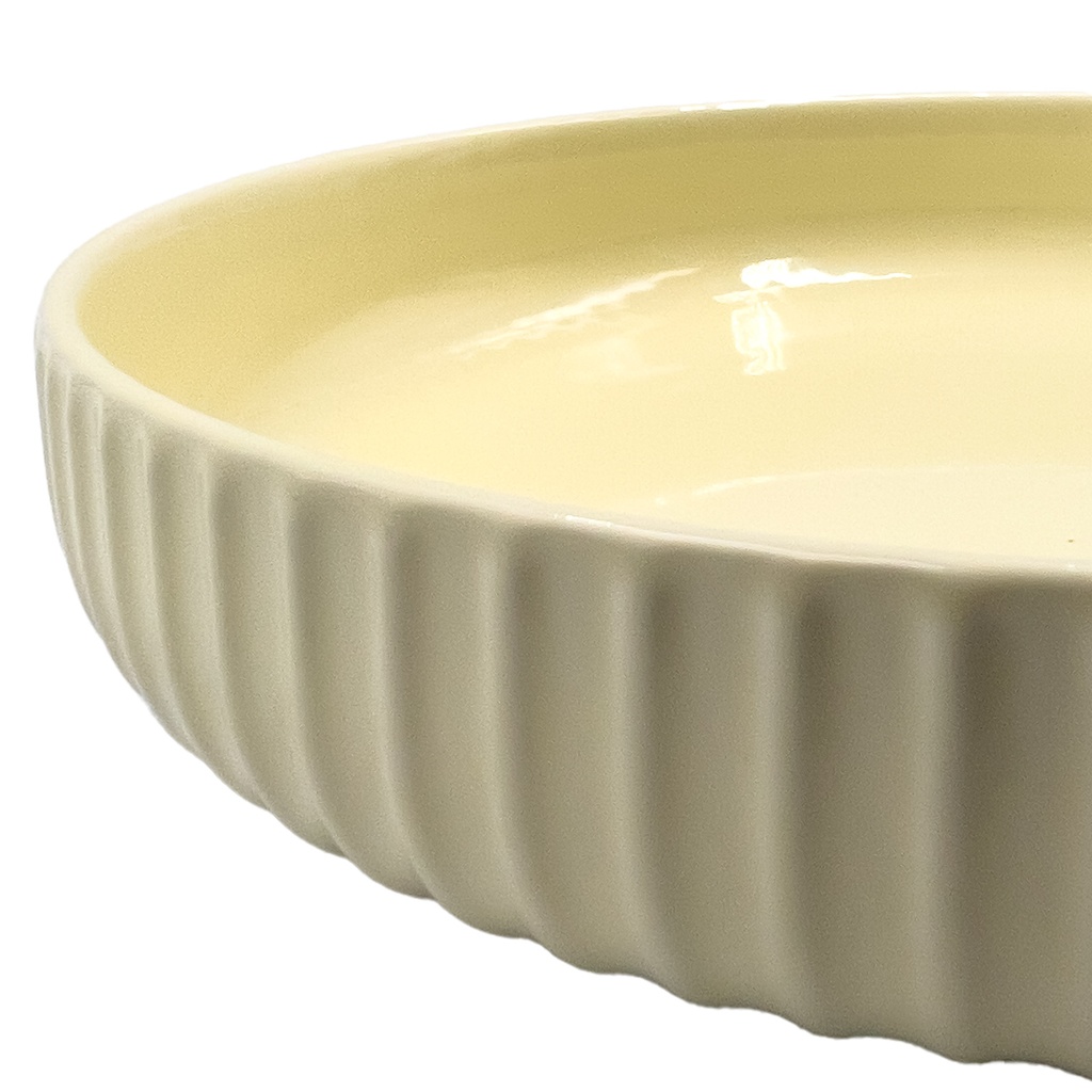 Plato hondo Comacchio blanco 20cm