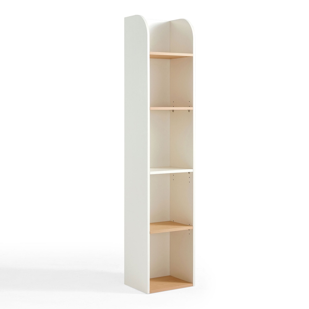 Librero Abasi blanco madera