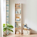 Librero Abasi blanco madera