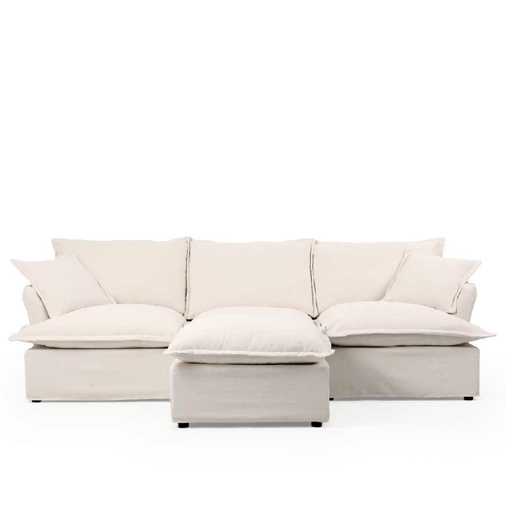 Sofá seccional Matteo blanco