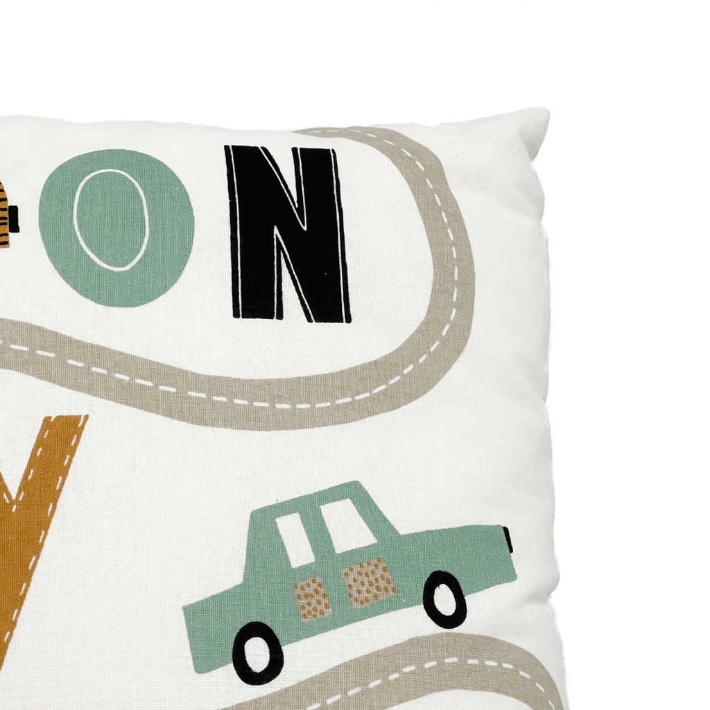 Cojín kids on my way 45x45cm