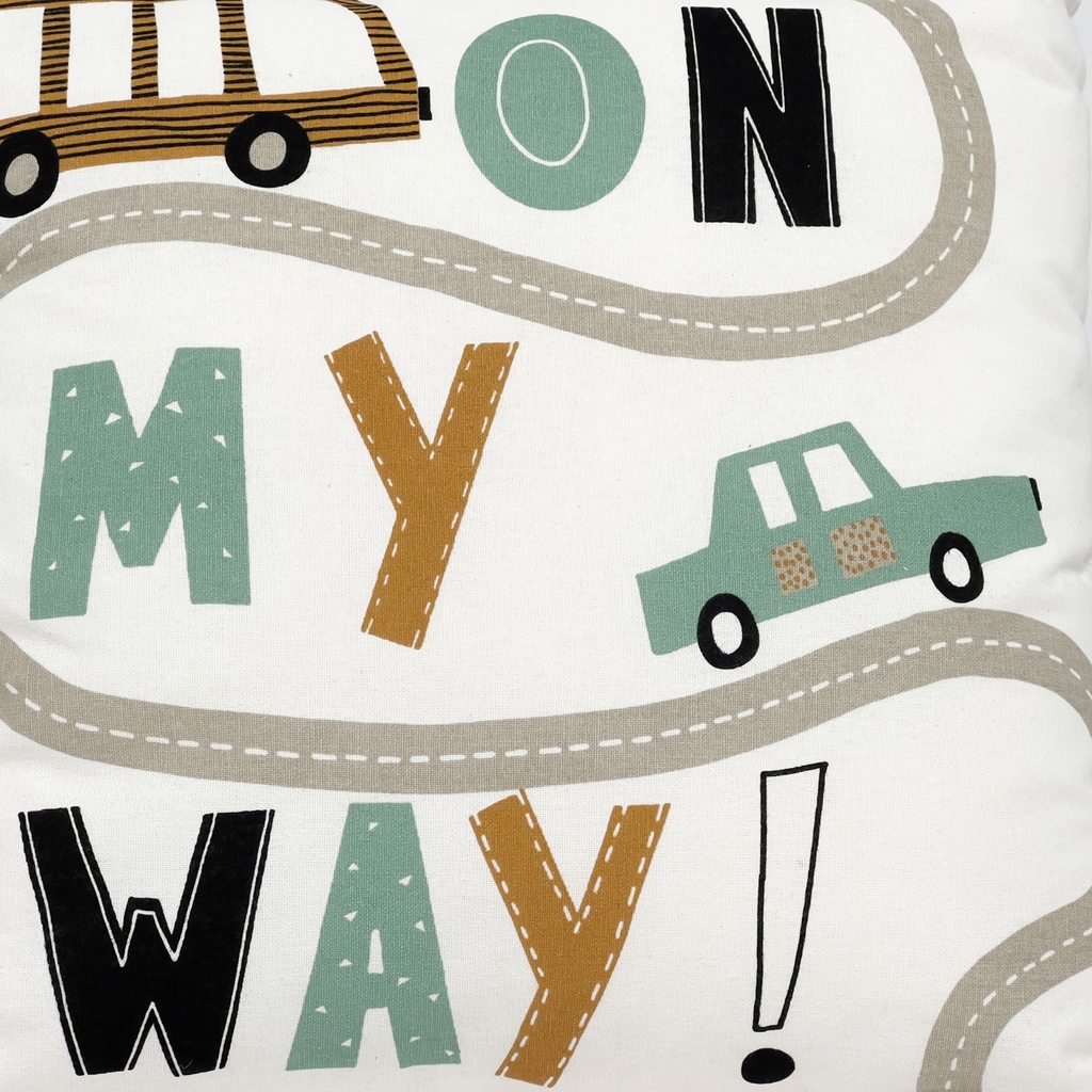 Cojín kids on my way 45x45cm