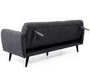 Sofá cama Tino gris oscuro