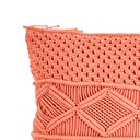 Cojín macrame rosado 45x45cm