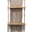 Repisa macrame doble 43x107cm
