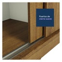 Closet Tokio 2 puertas rustic