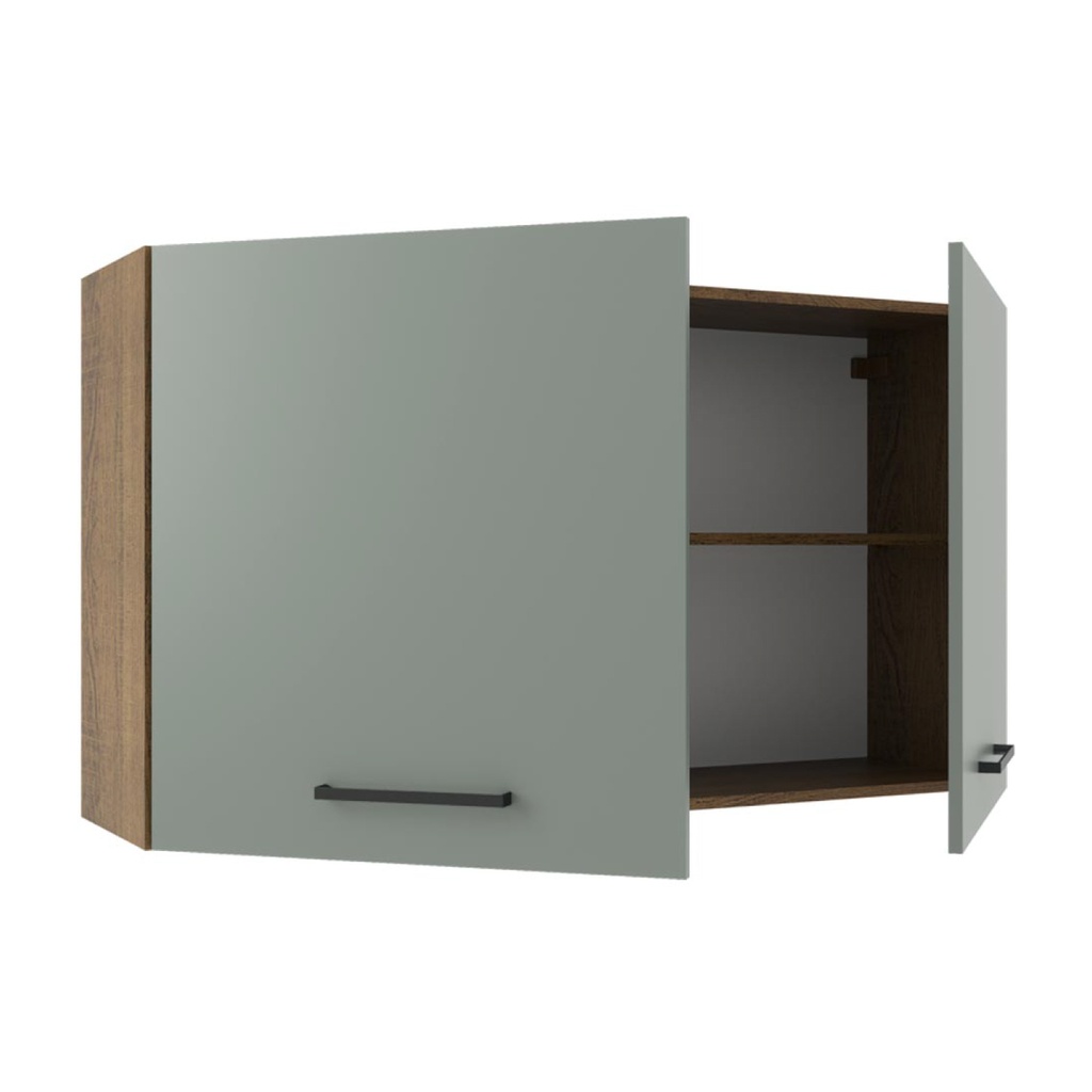Aéreo cocina Agata gris 2 puertas 120cm