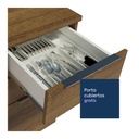 Base cocina Stella café 3 cajones 40cm