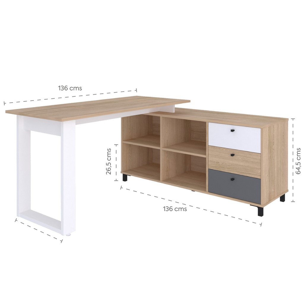 Escritorio Next 160x136x75