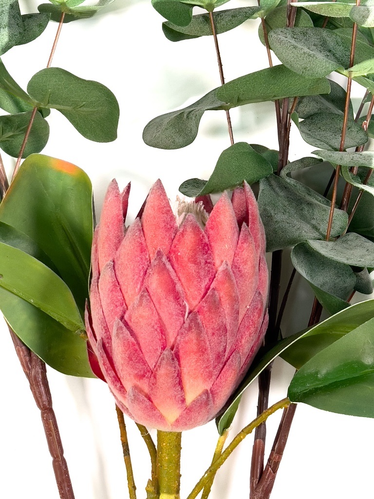Protea artificial M rosada