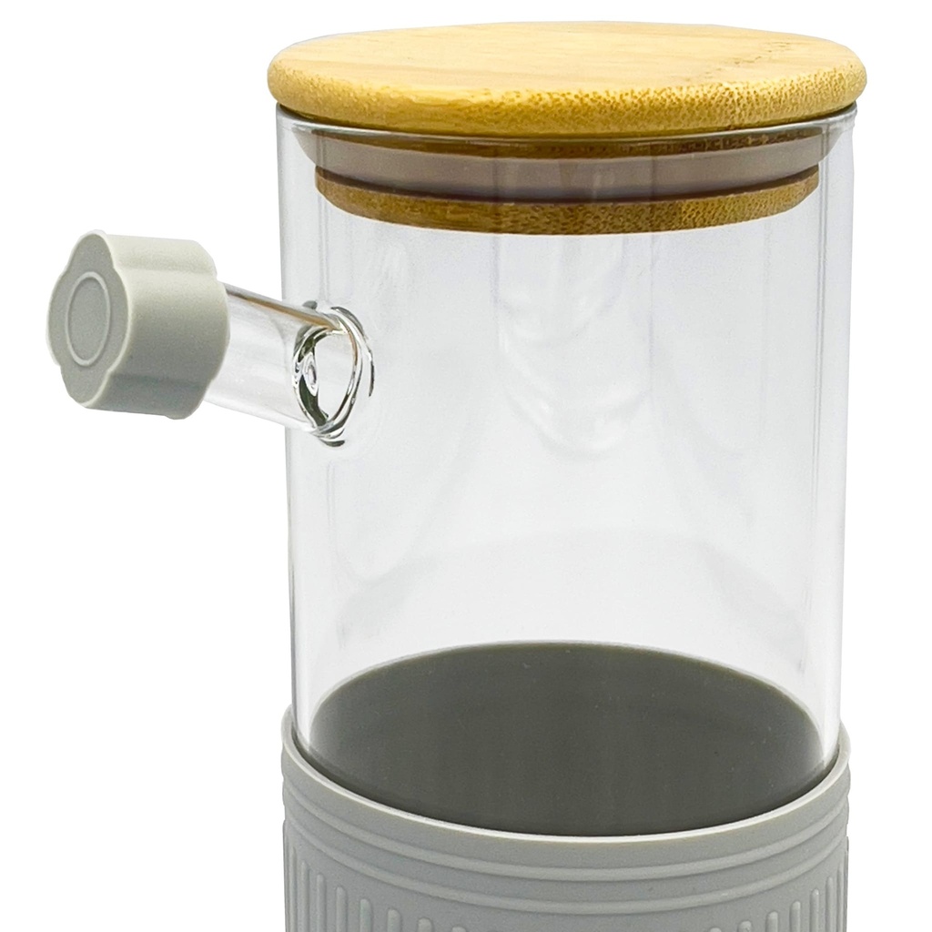 Alcuza borosilicato 3 piezas