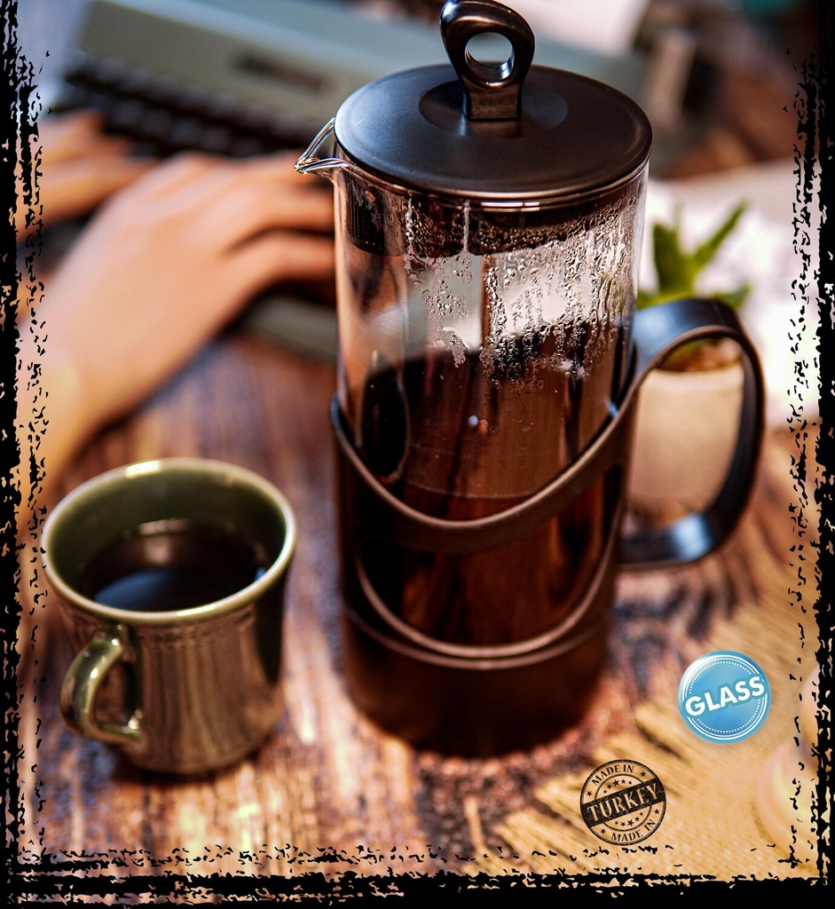 Cafetera francesa de vidrio 600ml 