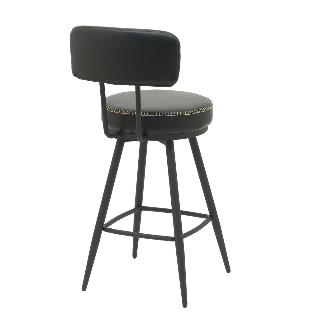 Silla Bar Soma giratoria negro