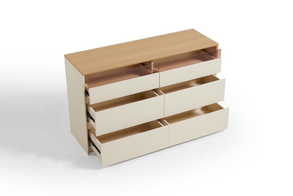 Cómoda Estonia 6 cajones