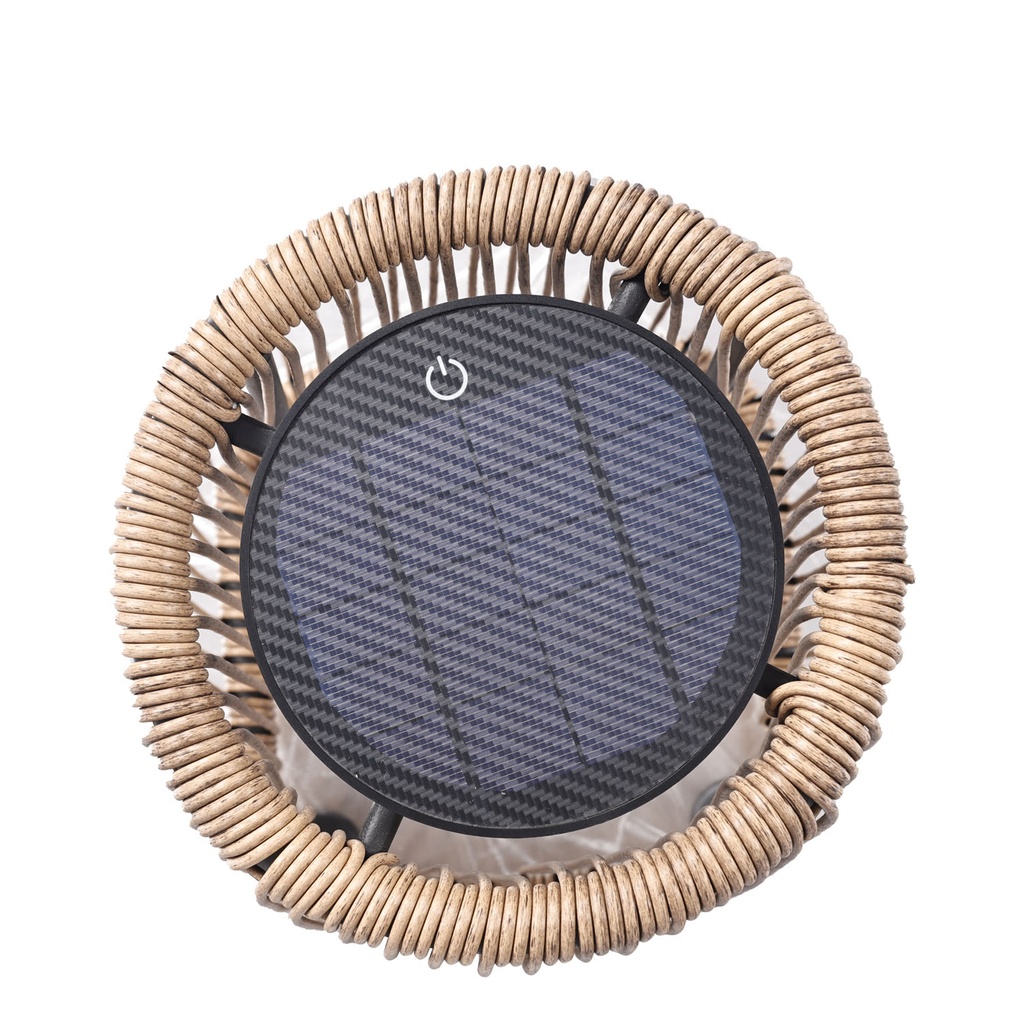 Lámpara de exterior Lúa c/n panel solar