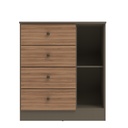 Comoda Lisboa Damasco/Nogal