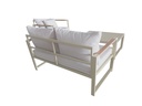 Juego living terraza Mykonos 2-1-1 beige