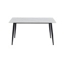 Juego comedor Khissa B  4 sillas Aziza gris claro