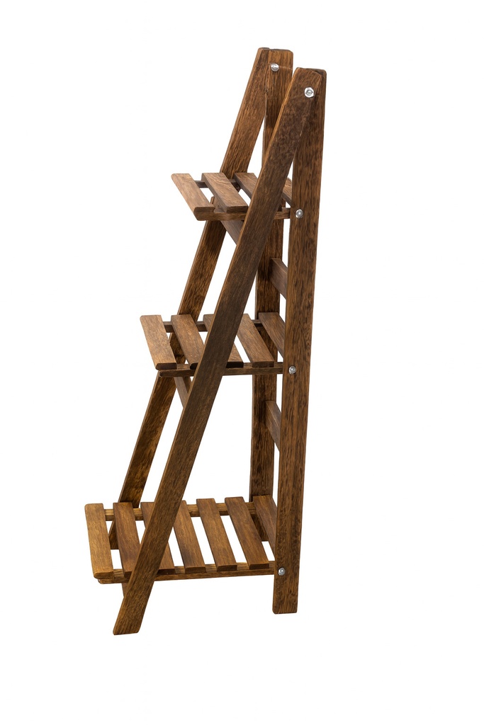 Estante rústico 3 niveles 34x77 Tostado