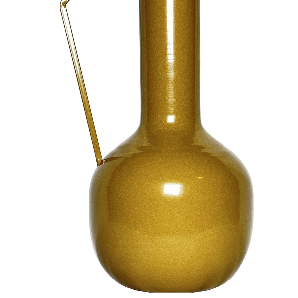 Florero metal Lari 25cm amarillo