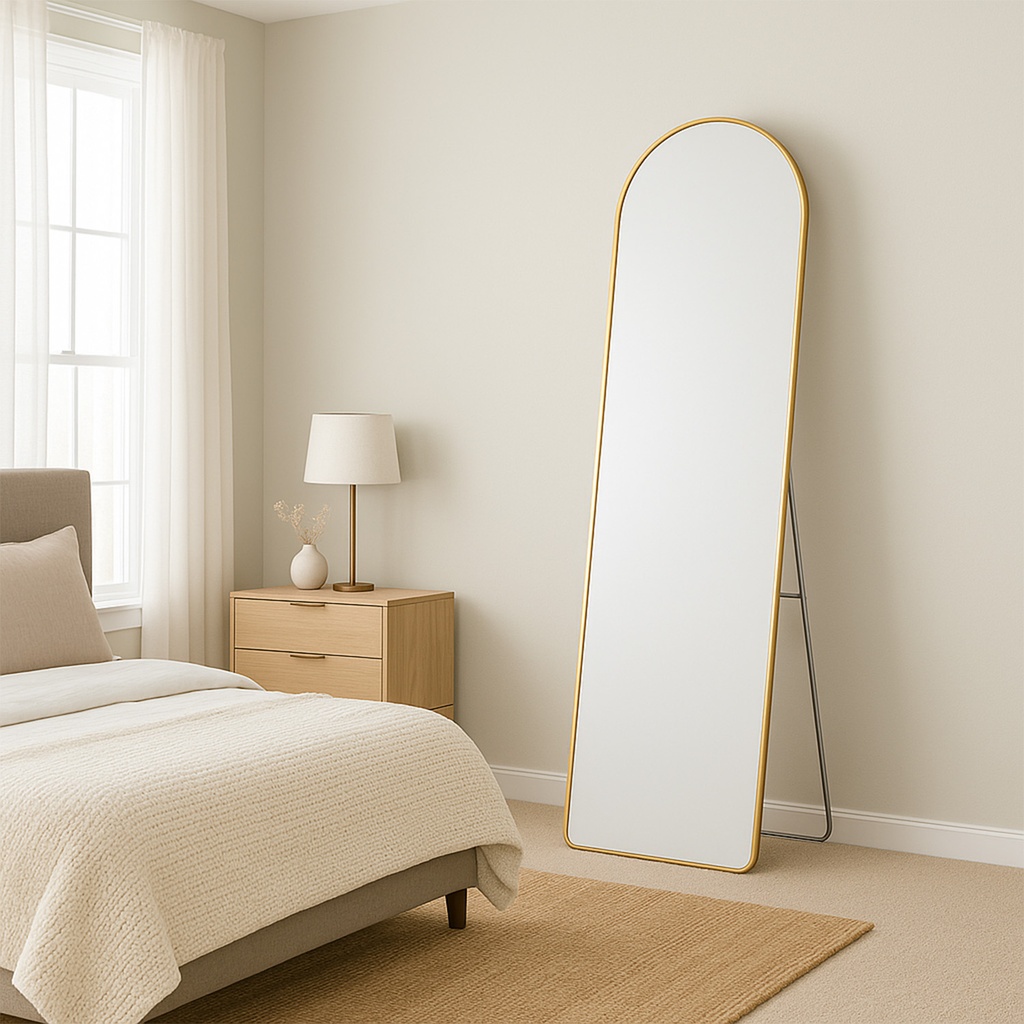 Espejo arco 48x159cm bronce