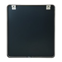 Espejo rectangular 79x59cm negro