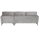 Sofá seccional Bruma gris oscuro