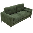 Sofá 3 cuerpos Eclipse verde