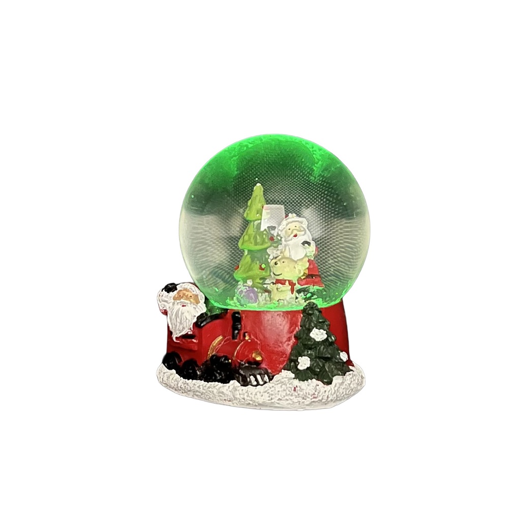 Bola de cristal navideña 8cm