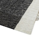 Alfombra 150x210cm Cliford negro