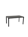 Juego comedor terraza 6 sillas Ely negro