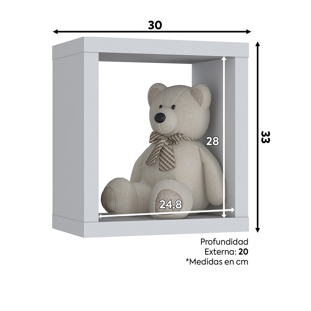 Nicho Aquarela Blanco