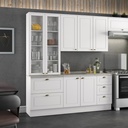 Base Cocina Americana 2 Puertas 3 Cajones 120cm