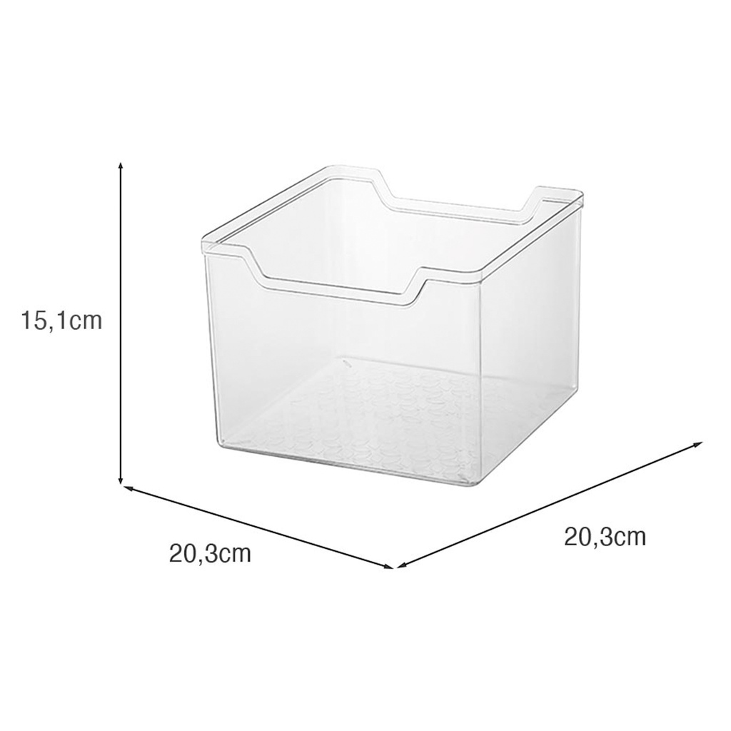 Caja organizadora plástico 20x20x15cm