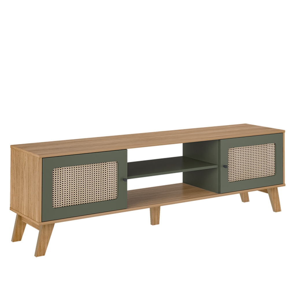 Rack Charlotte - Roble/Menta