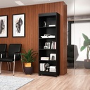 Librero Montreal negro