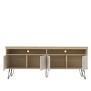 Rack TV Liberty café-blanco