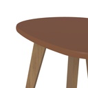 Mesa centro orgánica terracota