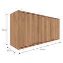 Aéreo cocina Thalita 3 puertas 120cm