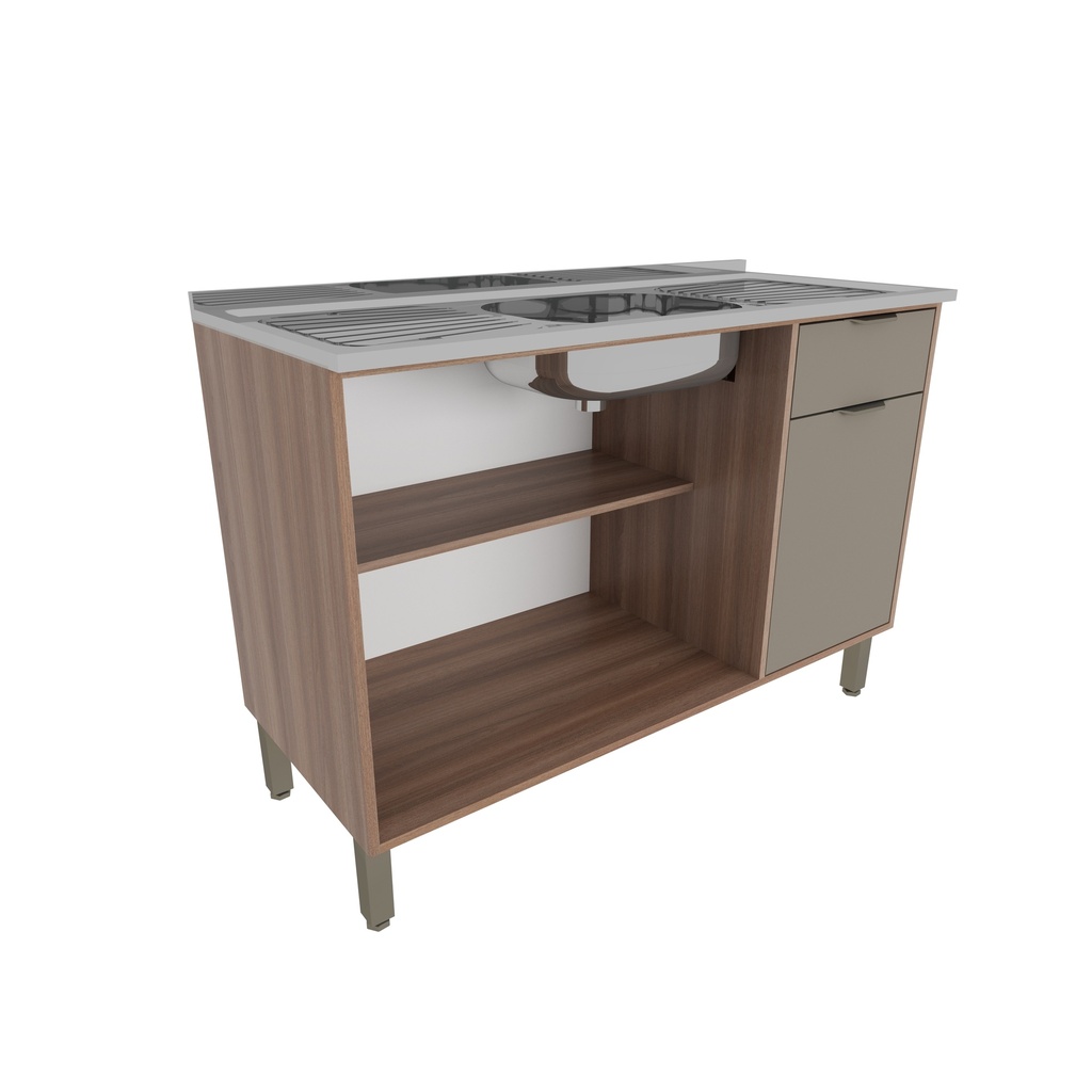 Base Cocina Louise 3 Puertas 120cm