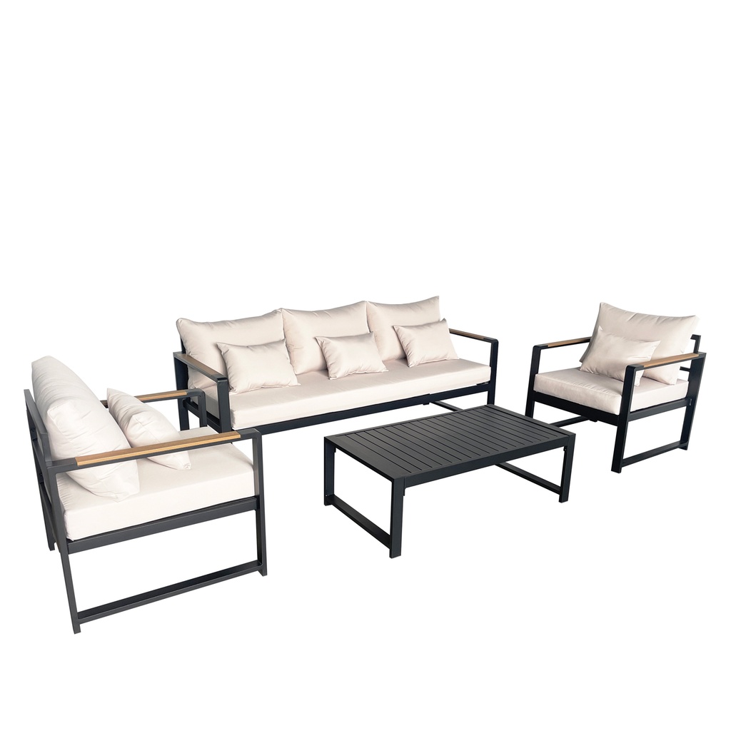 Juego living terraza Mykonos 3-1-1