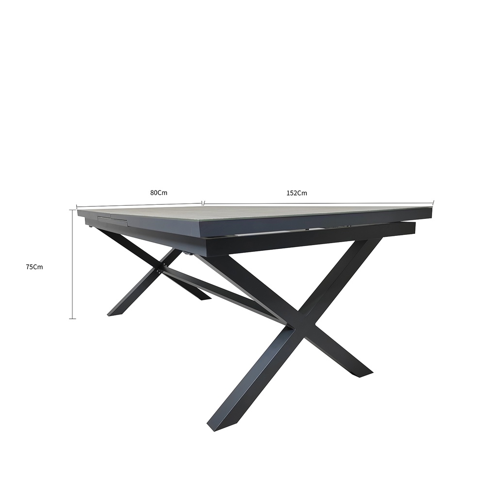 Mesa Terraza extensible Lucca 152/200cm